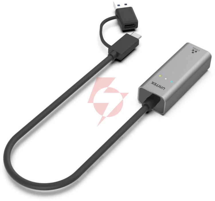 Unitek hybrydowy adapter usb-c/usb-a do sieci