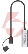 Unitek hybrydowy adapter usb-c/usb-a do sieci