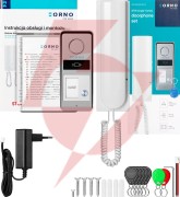 Zestaw domofonowy orno or-dom-rd-937/w