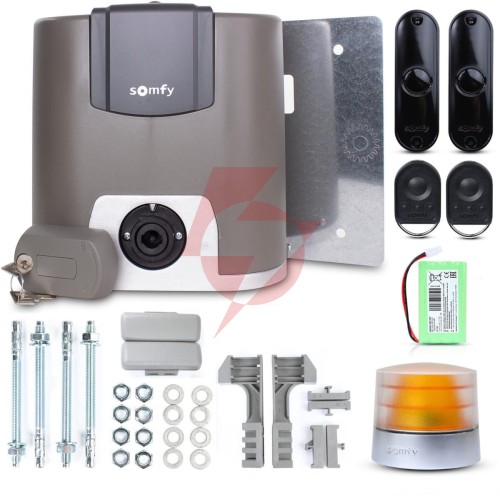 Zestaw somfy elixo 3s+ m io comfort pack do 600kg bram przesuwnych