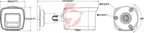 Kamera ip hikvision ds-2cd1067g3-liu(2.8mm)