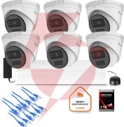 Zestaw monitoringu hilook 6x kamera ipc-t221h-c z dyskiem 2tb