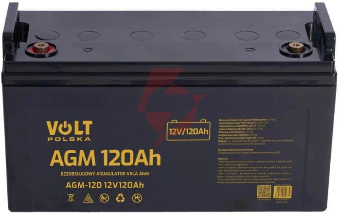 Akumulator volt polska agm 120ah