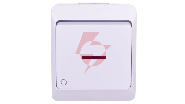 Hermes Przycisk światło biały IP44 ŁNT-1S+n 0346-02