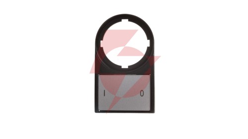 Tabliczka opisowa 0-I 50x30mm czarna prostokątna M22S-ST-X89 218147