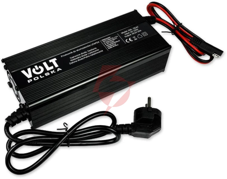 Prostownik volt polska do akumulatorów lifepo4 24v 20a