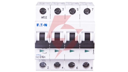 Wyłącznik nadprądowy 4P C 16A 15kA AC FAZ C16/4 279061