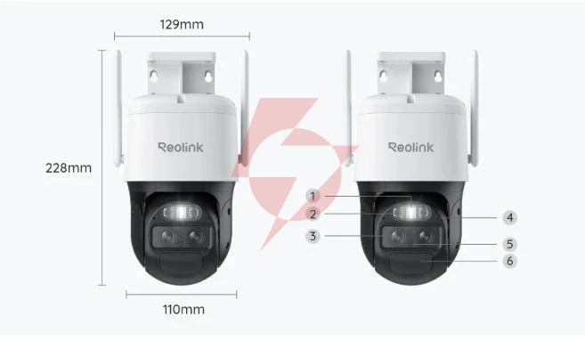 Kamera ip reolink trackmix series g770 8mp lte akomulatorowa z panelem solarnym
