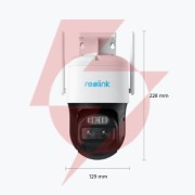Kamera ip reolink trackmix series g770 8mp lte akomulatorowa z panelem solarnym