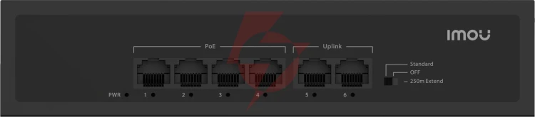 Switch imou sf106p 6-portowy 4x poe 2x uplink