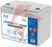 Akumulator lifepo4 volt polska pro smart 12,8v 100 ah (150a) bms bluetooth + mata grzewcza