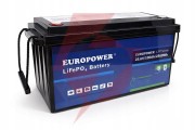 Akumulator lifepo4 europower serii lfp 25,6v 100ah bluetooth, mata grzewcza (żywotność ~4000 cykli)