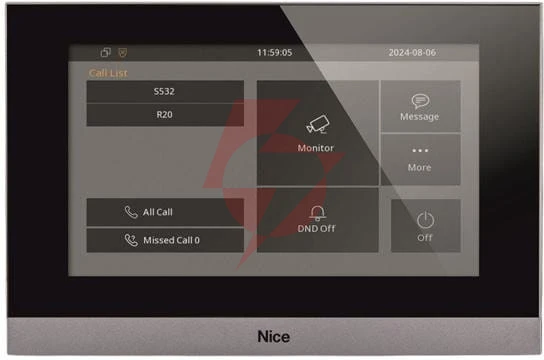 Zestaw wideodomofonowy nice mybell mb2-wkit (dwużyłowy)