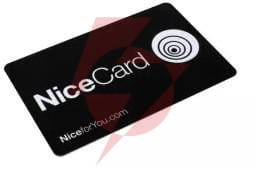 Karta zbliżeniowa mocard do wideodomofonów nice mybell (mbdrfcard)