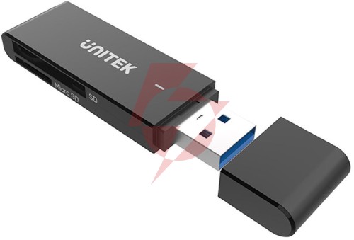 Czytnik kart unitek y-9327a sd i microsd usb-a