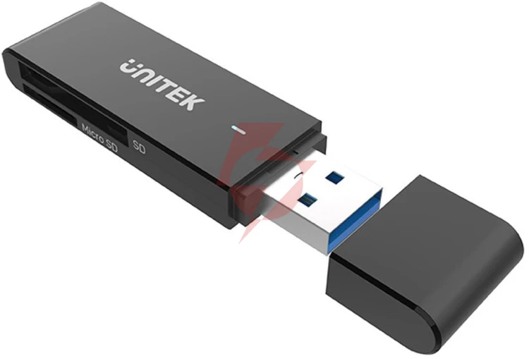 Czytnik kart unitek y-9327a sd i microsd usb-a