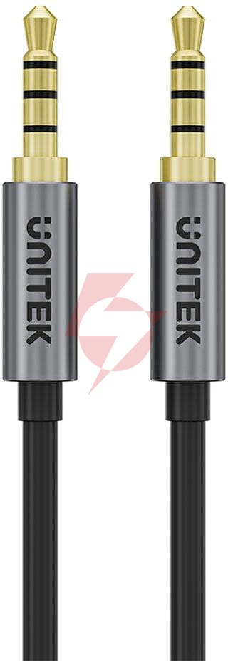 Unitek adapter aux 3,5 mm jack (męski–męski) 1m