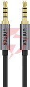 Unitek adapter aux 3,5 mm jack (męski–męski) 1m