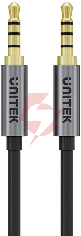 Unitek adapter aux 3,5 mm jack (męski–męski) 1m