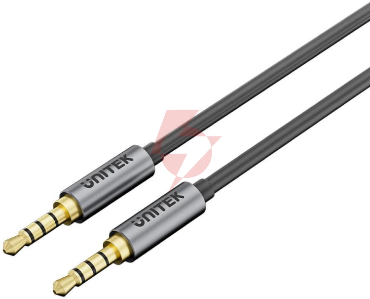 Unitek adapter aux 3,5 mm jack (męski–męski) 1m