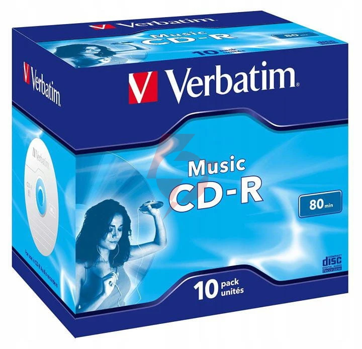 Płyty cd-r verbatim hp music jewel box (10szt)