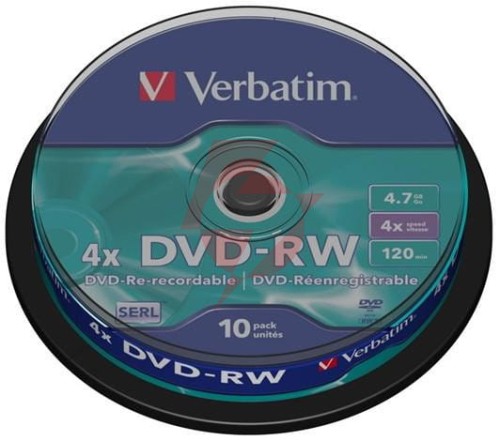 Płyty dvd-rw verbatim serl spindle (10szt)