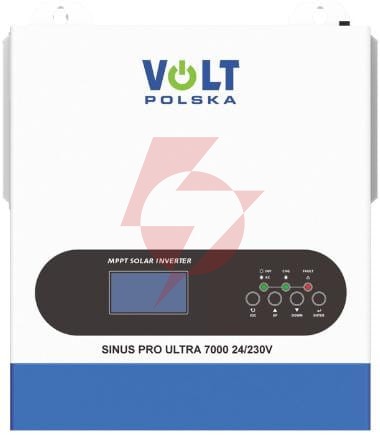 Przetwornica nwerter solarny volt polska sinuspro ultra 7000 24/230v (3500/7000w) mppt 100a (3