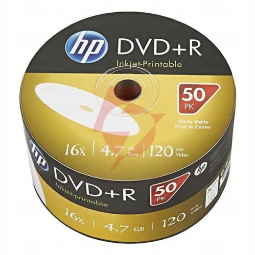 Płyty dvd+r verbatim hp inkjet-printable (50szt)