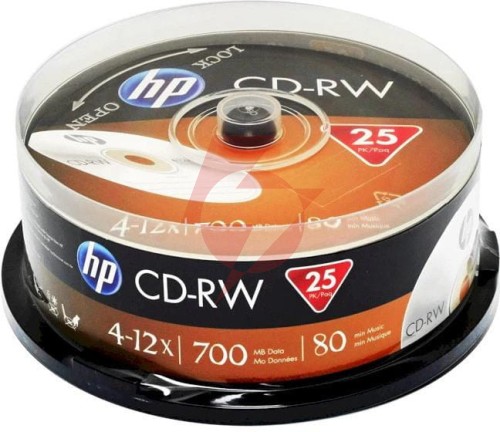 Płyty cd-rw verbatim hp cake box (25szt)