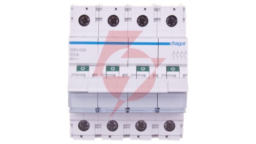 Rozłącznik modułowy 125A 4P SBN499