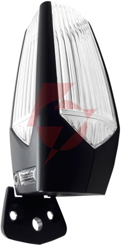 Lampa ostrzegawcza motorline mp105 biała led 12-230v z uchwytem (001plm10918011)