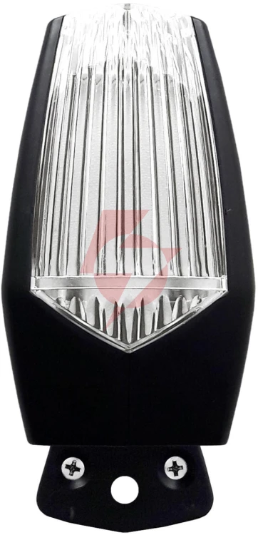 Lampa ostrzegawcza motorline mp105 biała led 12-230v z uchwytem (001plm10918011)