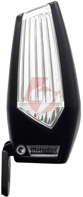 Lampa ostrzegawcza motorline mp105 biała led 12-230v z uchwytem (001plm10918011)