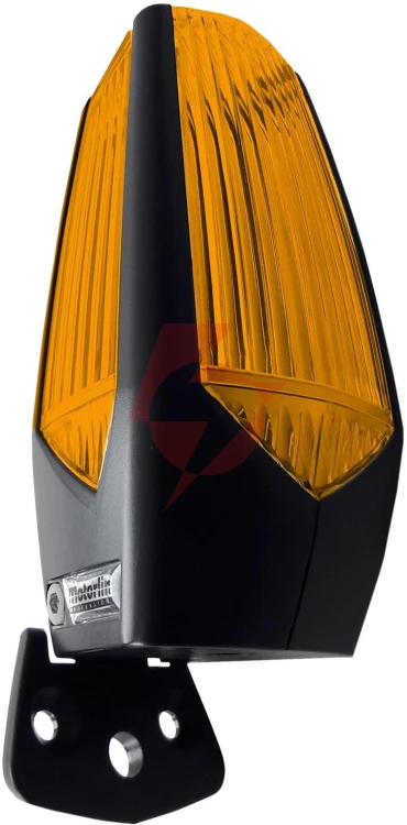 Lampa ostrzegawcza motorline mp205 pomarańczowa led 12-230v z uchwytem (001plm10918012)