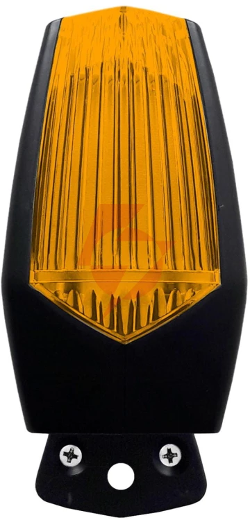 Lampa ostrzegawcza motorline mp205 pomarańczowa led 12-230v z uchwytem (001plm10918012)