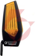 Lampa ostrzegawcza motorline mp205 pomarańczowa led 12-230v z uchwytem (001plm10918012)