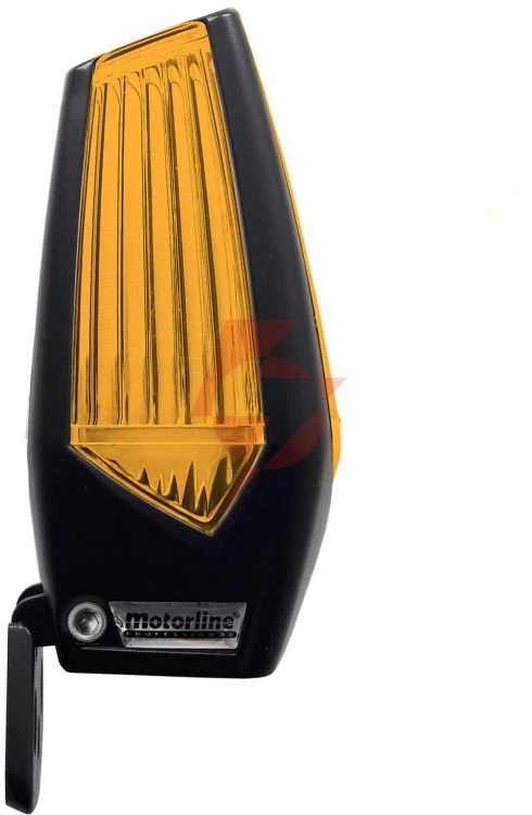 Lampa ostrzegawcza motorline mp205 pomarańczowa led 12-230v z uchwytem (001plm10918012)