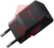 Ładowarka sieciowa baseus palm p1011160a113-00 30w 1x usb-c 1x usb-a pd 3.0 qc 3.0 czarna