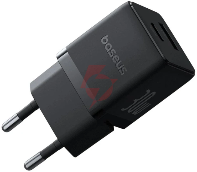 Ładowarka sieciowa baseus palm p1011160a113-00 30w 1x usb-c 1x usb-a pd 3.0 qc 3.0 czarna
