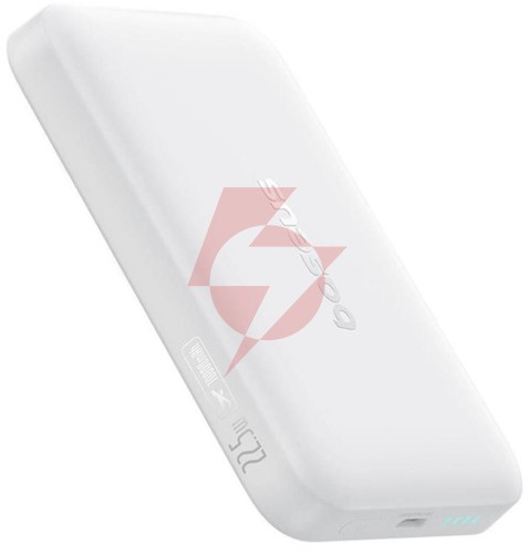 Powerbank baseus enerfill fm11 ultra-mini 10000 mah 22,5 w pd 3.0 qc 3.0 biały magsafe + kabel usb-c