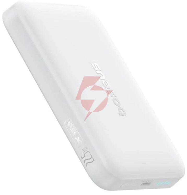 Powerbank baseus enerfill fm11 ultra-mini 10000 mah 22,5 w pd 3.0 qc 3.0 biały magsafe + kabel usb-c