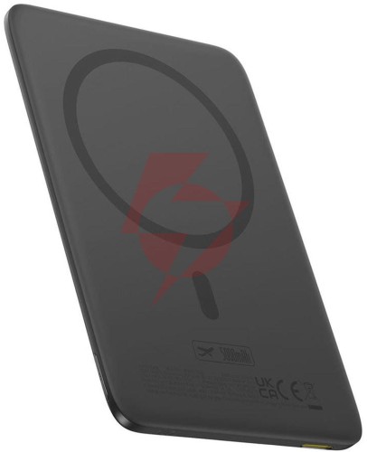 Powerbank baseus picogo am41 ultra-slim 5000 mah 20 w pd 3.0 qc 3.0 czarny magsafe + kabel usb-c