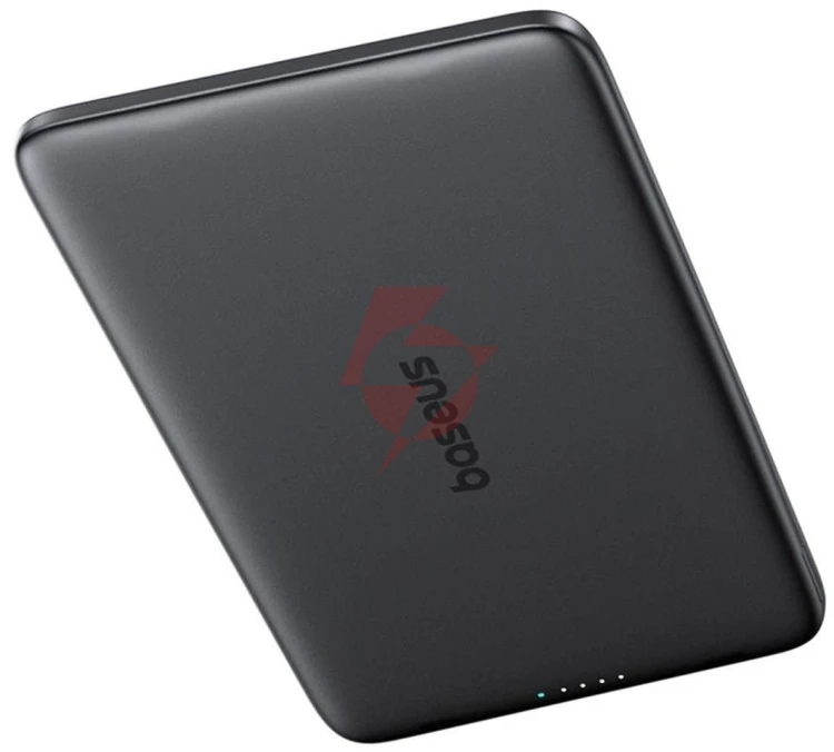 Powerbank baseus picogo am41 ultra-slim 5000 mah 20 w pd 3.0 qc 3.0 czarny magsafe + kabel usb-c