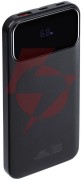 Powerbank rivacase 10000mah 22.5w pd 2x usb-c 1x usb-a va2211 czarny + kabel usb-c i lightning