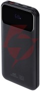 Powerbank rivacase 10000mah 22.5w pd 2x usb-c 1x usb-a va2211 czarny + kabel usb-c i lightning