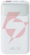 Powerbank rivacase 10000mah 22.5w pd 2x usb-c 1x usb-a va2211 biały + kabel usb-c i lightning