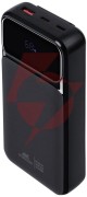 Powerbank rivacase 20000mah 22.5w pd 2x usb-c 1x usb-a va2221 czarny + kabel usb-c i lightning