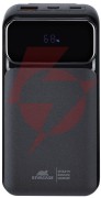 Powerbank rivacase 20000mah 22.5w pd 2x usb-c 1x usb-a va2221 czarny + kabel usb-c i lightning