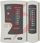 Unitek tester kabli sieciowych rj45/rj11