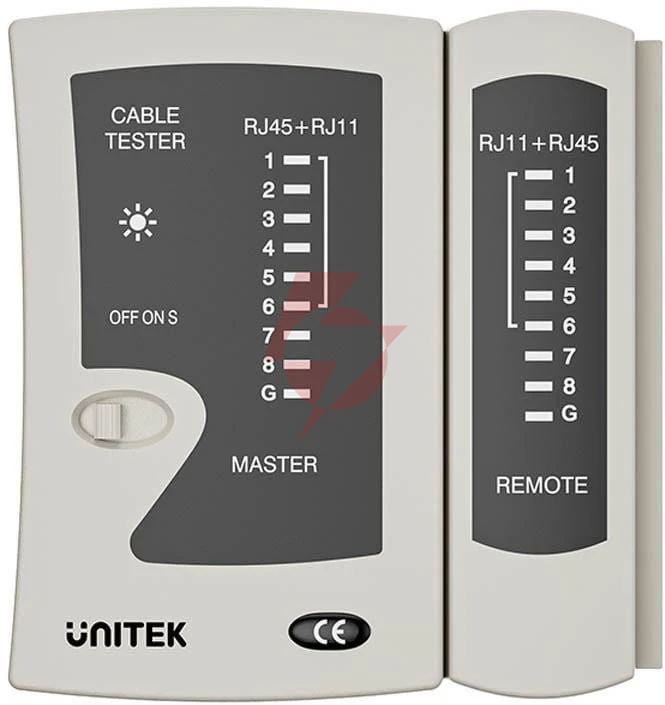 Unitek tester kabli sieciowych rj45/rj11